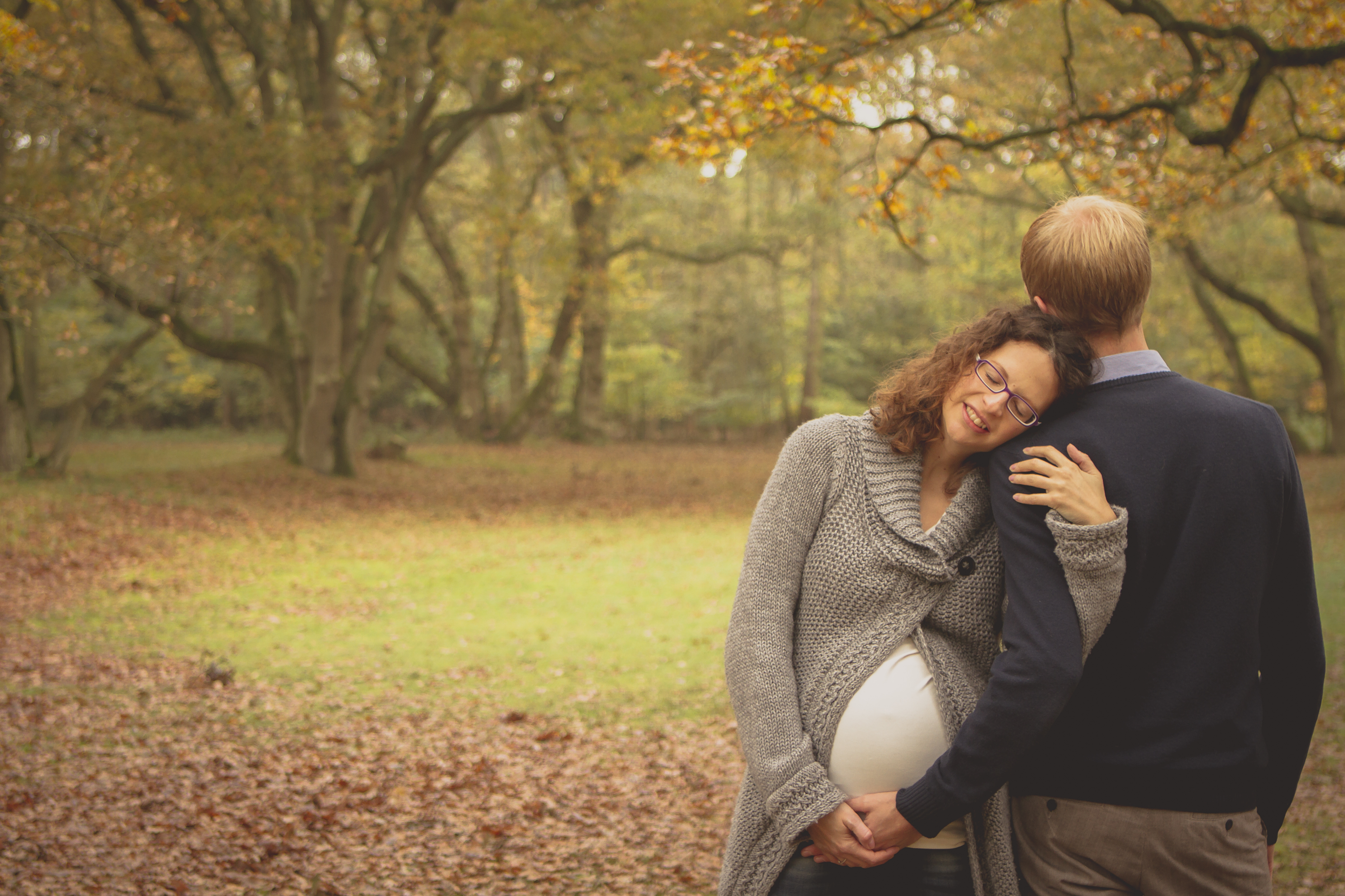 Maternity session in Autumn Katwijk