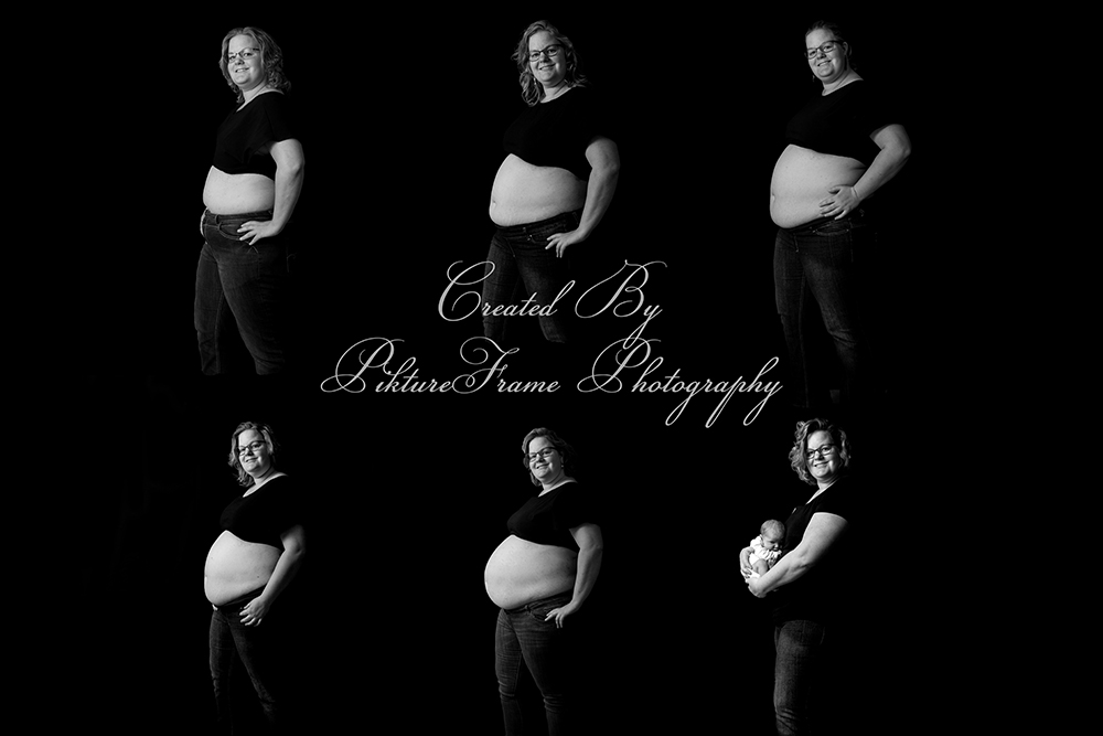 buikfoto 9 maanden lang zwangerschap