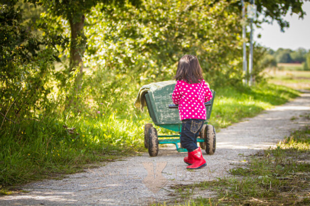 wandelen tijdens een fotoreportage