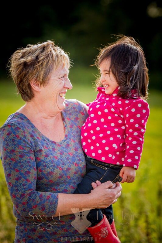 fotoreportage oma en kleinkind