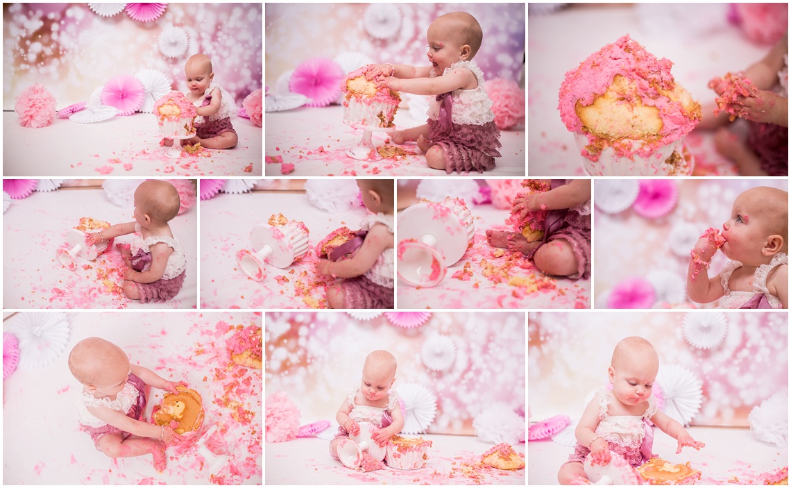 Cake Smash meisje studio Leiden