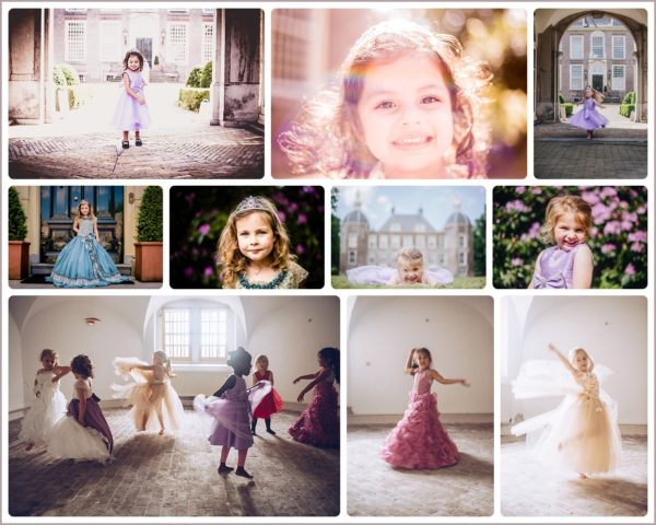 Prinsessen mini shoot in kasteel