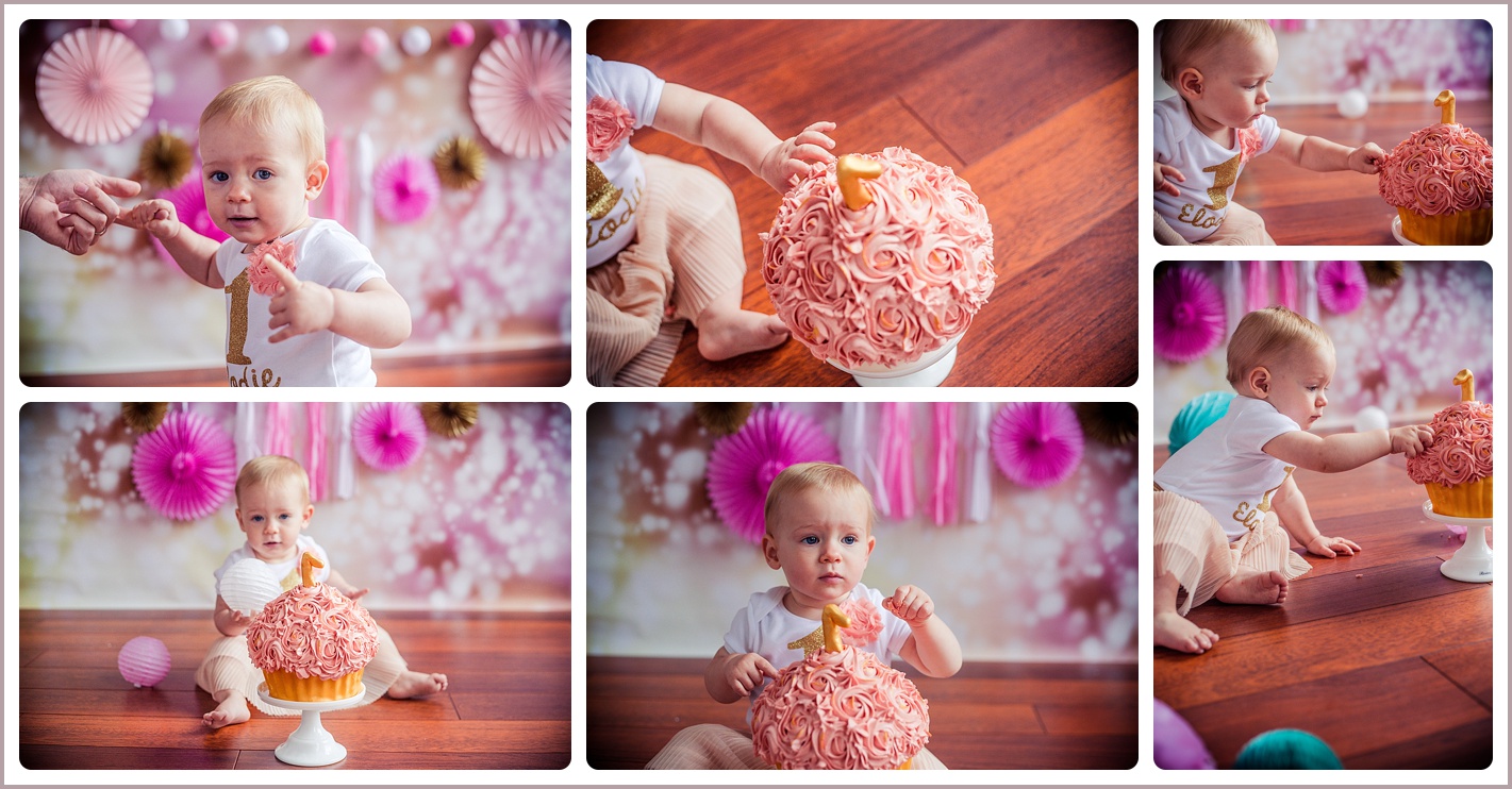 Cake smash sessie Elodie