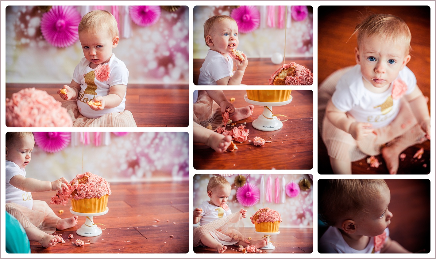 Cake smash sessie Elodie