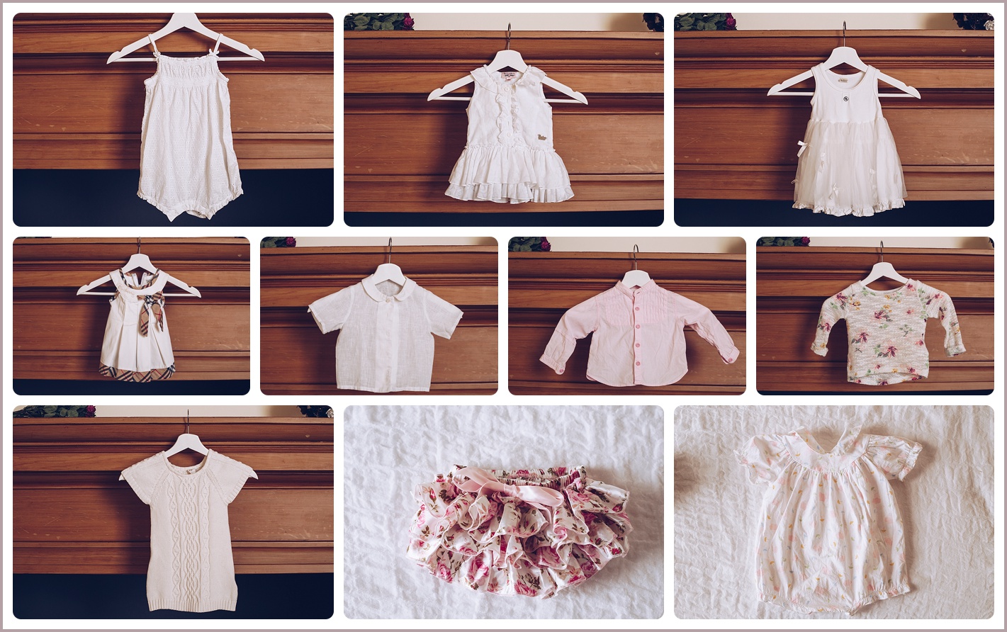 babykleding in de studio