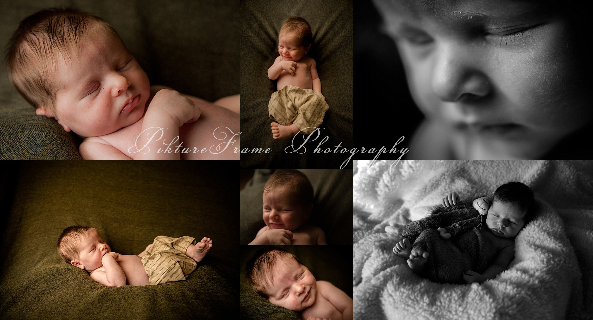 Newborn reportage details baby