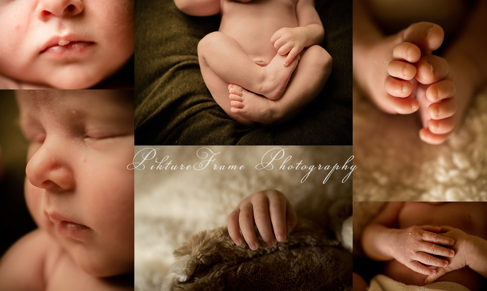 Newborn reportage details baby