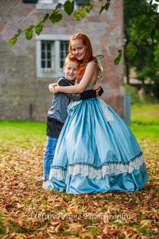 broer en zus ridder en prinses fotoreportage