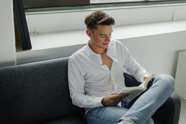 linked-inn portret van een jongeman